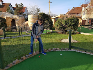 Karl Moles at Fantasia Adventure Golf in Felixstowe Karl Moles at Fantasia Adventure Golf in Felixstowe
