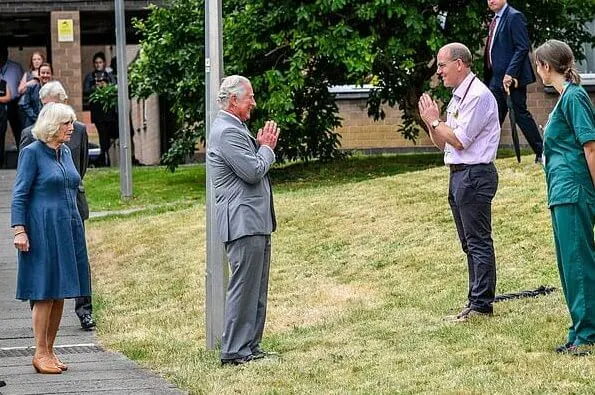 The Prince of Wales and The Duchess of Cornwall visited Gloucestershire Royal Hospital and thanked key workers