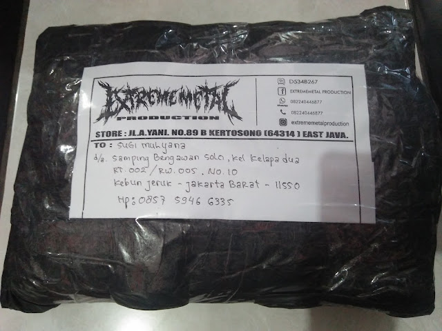 SENT TO : SUGI MULYANA ( KEBUN JERUK, JAKARTA BARAT )