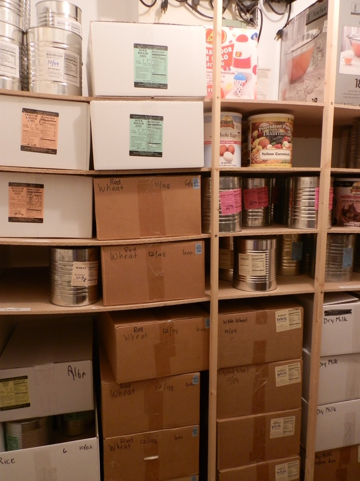 Prepared LDS Family Pictures of My Food Storage Room