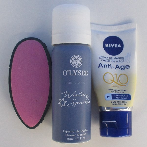 Nivea Crema De Manos Anti-AGe Q10 / Lima De Pies Deliplús / Olysse Winter Sparkle