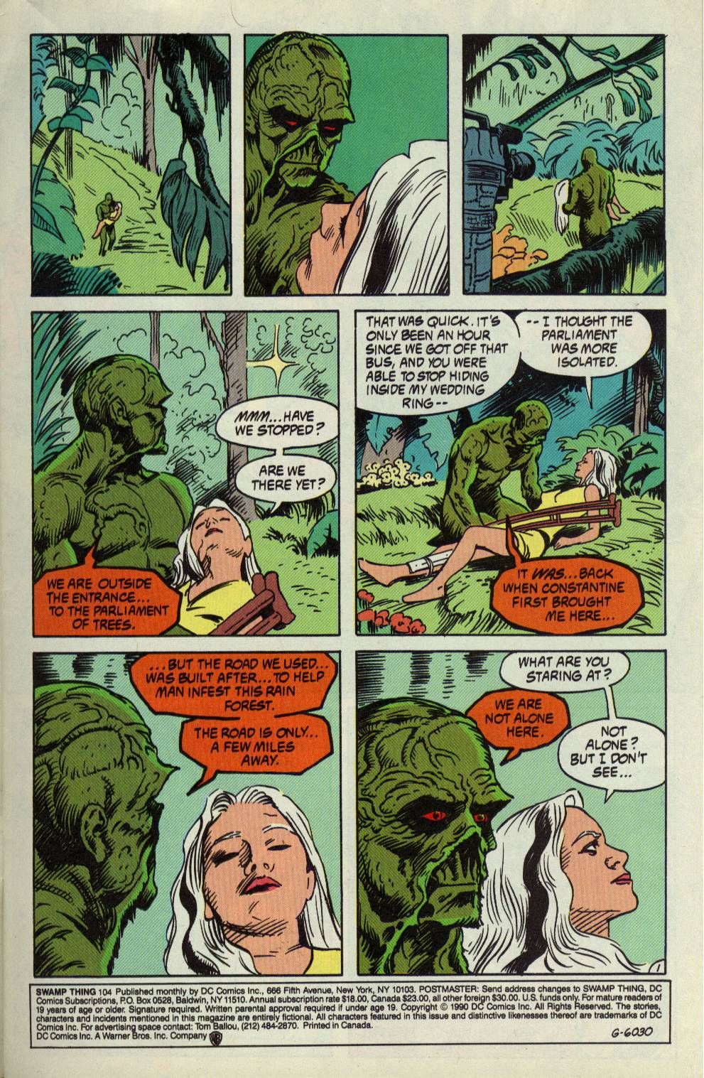 Read online Swamp Thing (1982) comic -  Issue #104 - 2