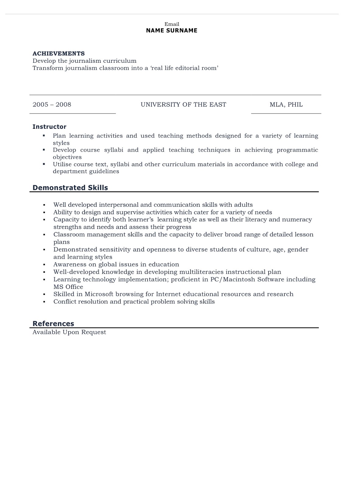 job seek 101 how to write a resume combination resume 4 types of resumes