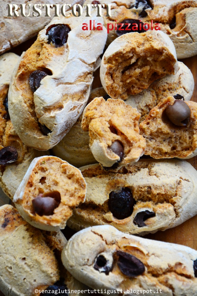 rusticotti alla pizzaiola con lievito madre senza glutine©