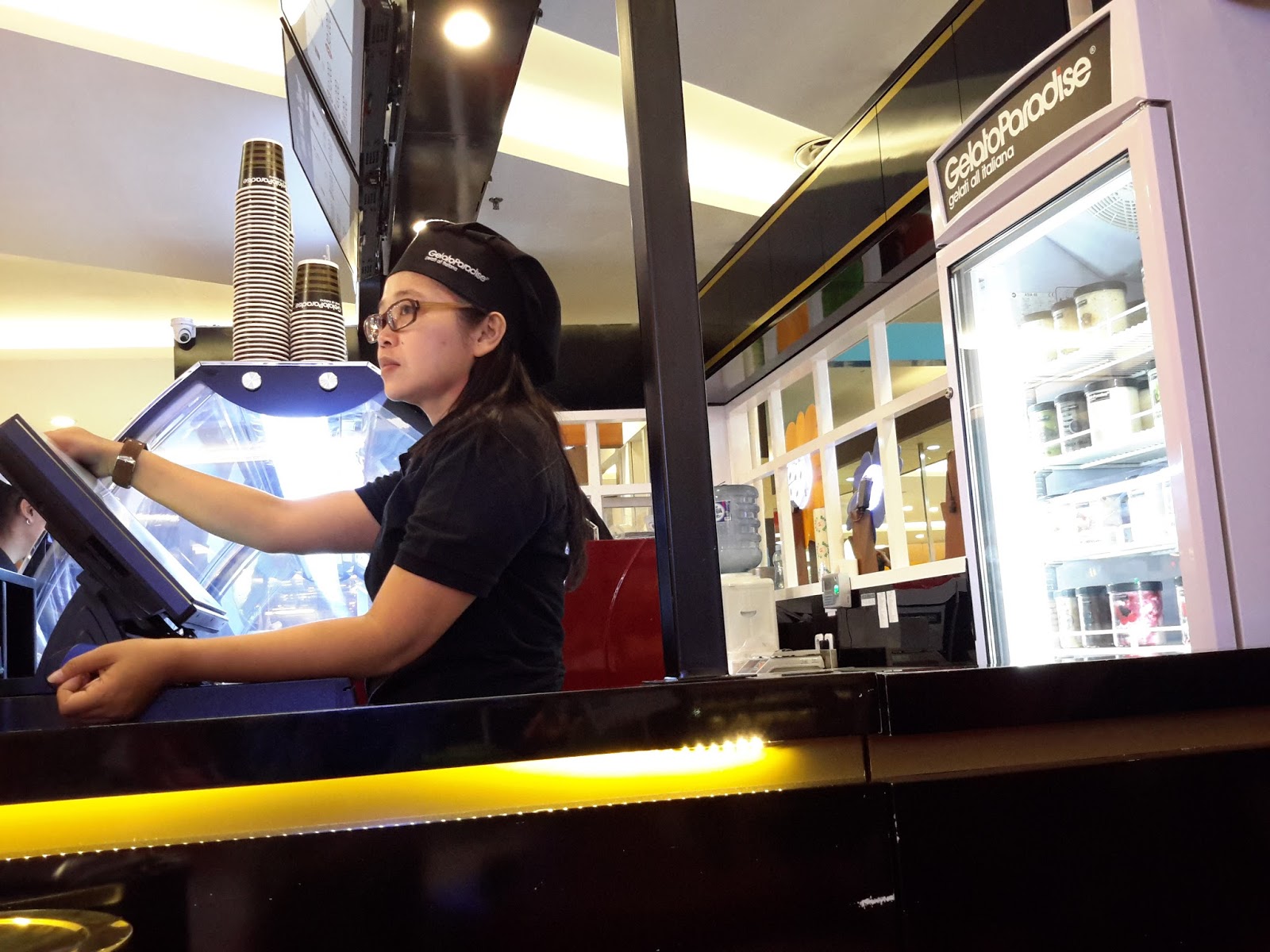 Es Krim Gelato di Gelato Paradise, Central Park Mall, Jakarta
