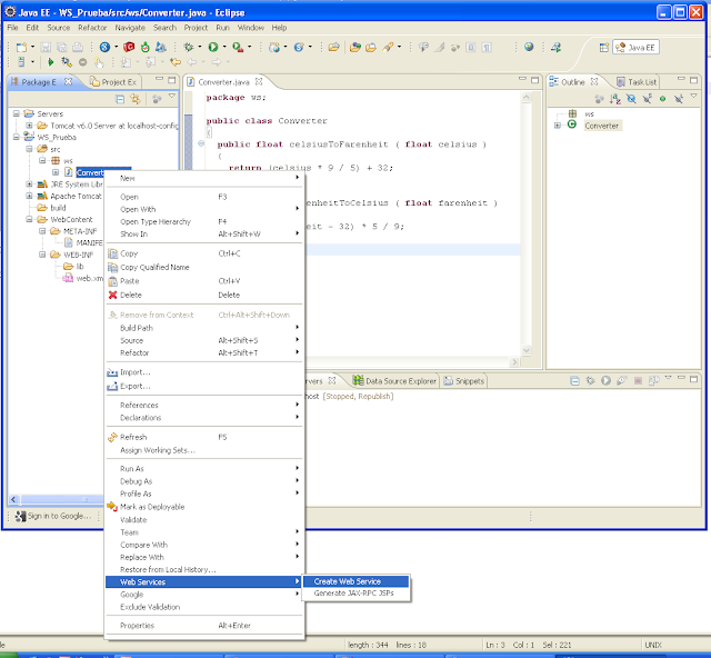 Java Frameworks & APIs: Web Services - Apache AXIS - Tutorial I