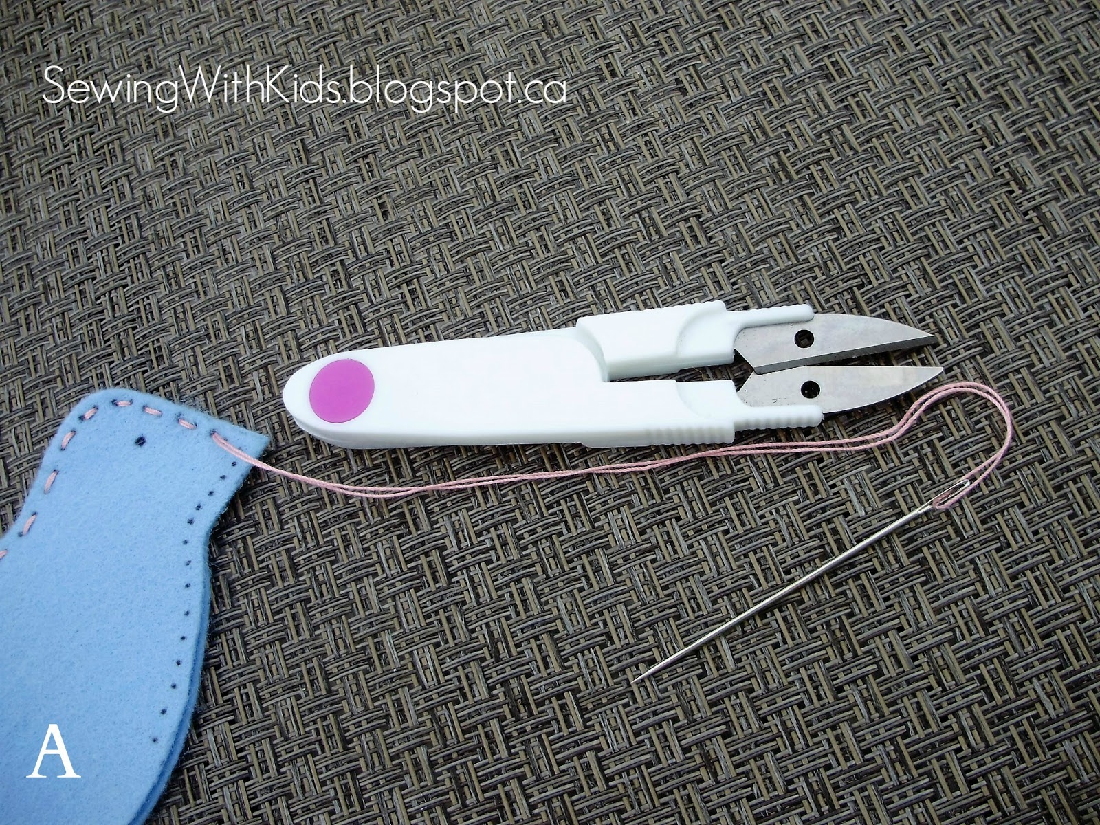 Sewing with Kids How to Sew a Lock Stitch, Technique 2 The Surgical Knot