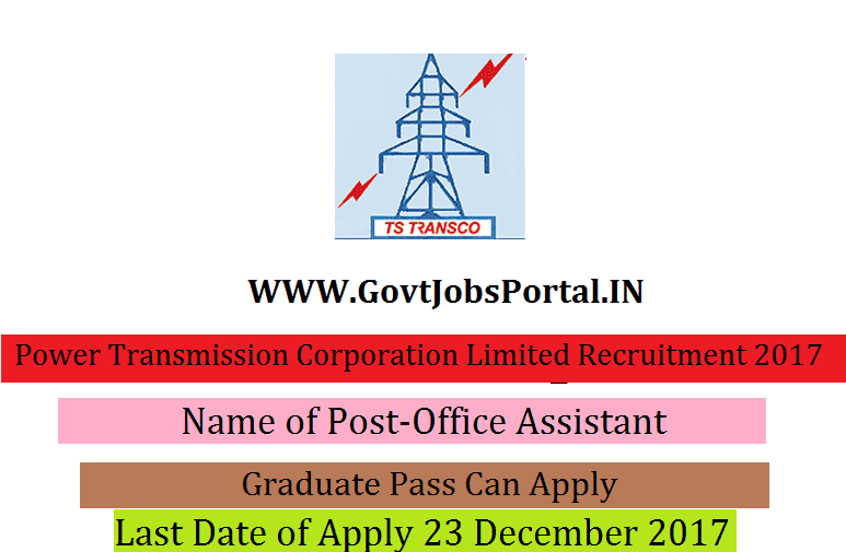 Odisha Power Transmission Corporation Limited Recruitment 2017 60