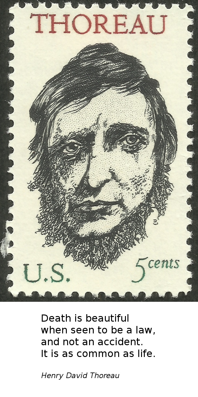 Henry David Thoreau Death is beautiful