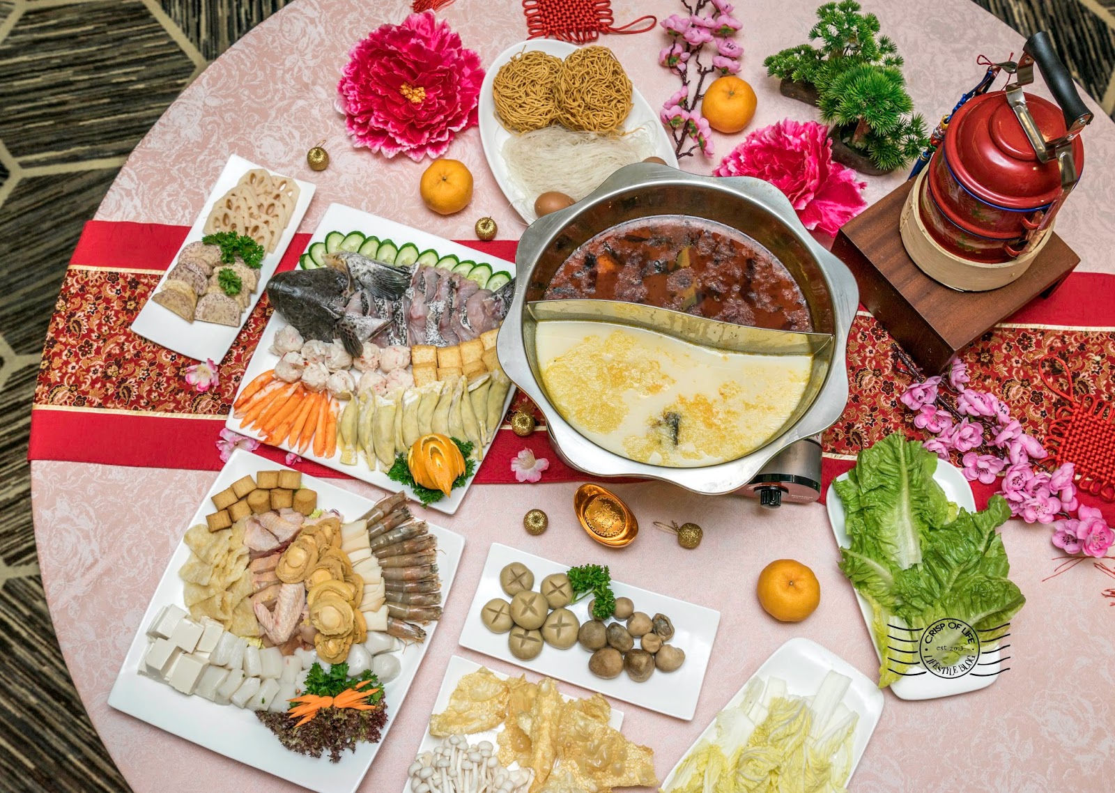 Chinese New Year Steamboat Combo & 8-course menu @ Olive Tree Hotel, Penang