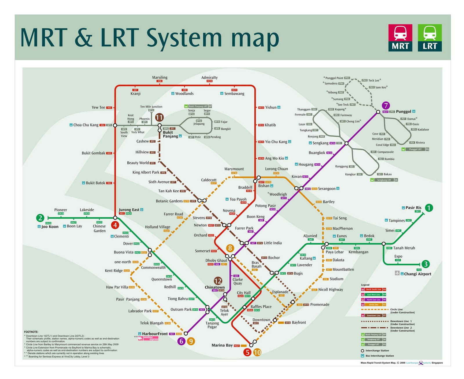 Singapore S Land Transport New Mrt Map Updated With C - vrogue.co