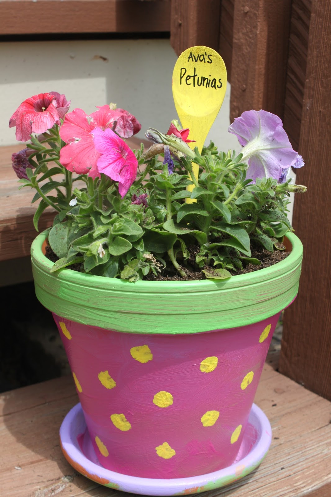 Keeping up with the Kiddos Earth Day Flower Pots and Garden Labels