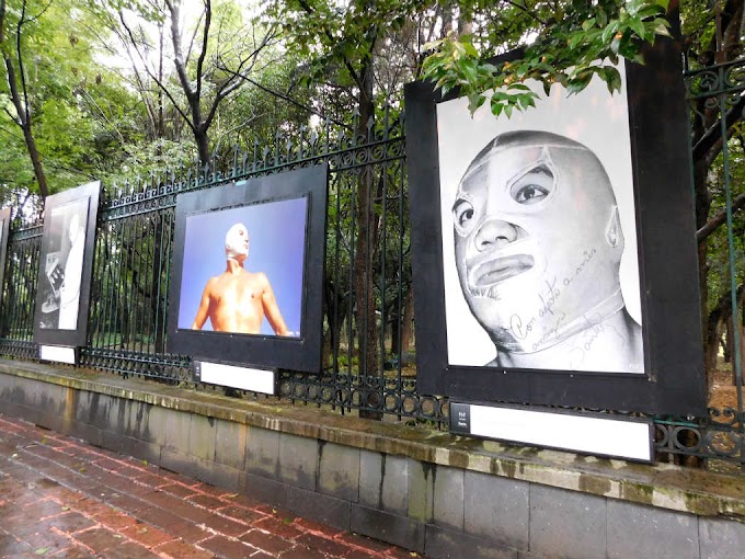 La leyenda del enmascarado de plata, el Santo en 100 fotos en Chapultepec