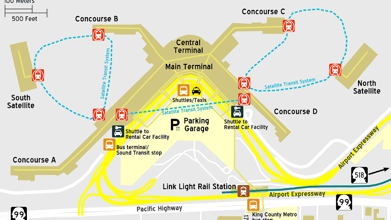 Rental Cars Seattle Airport Trip to Airport