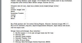 contoh surat lamaran kerja di bank contoh surat lamaran kerja di bank