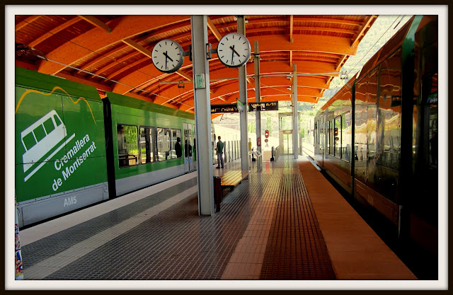 cremallera tren montserrat monasterio