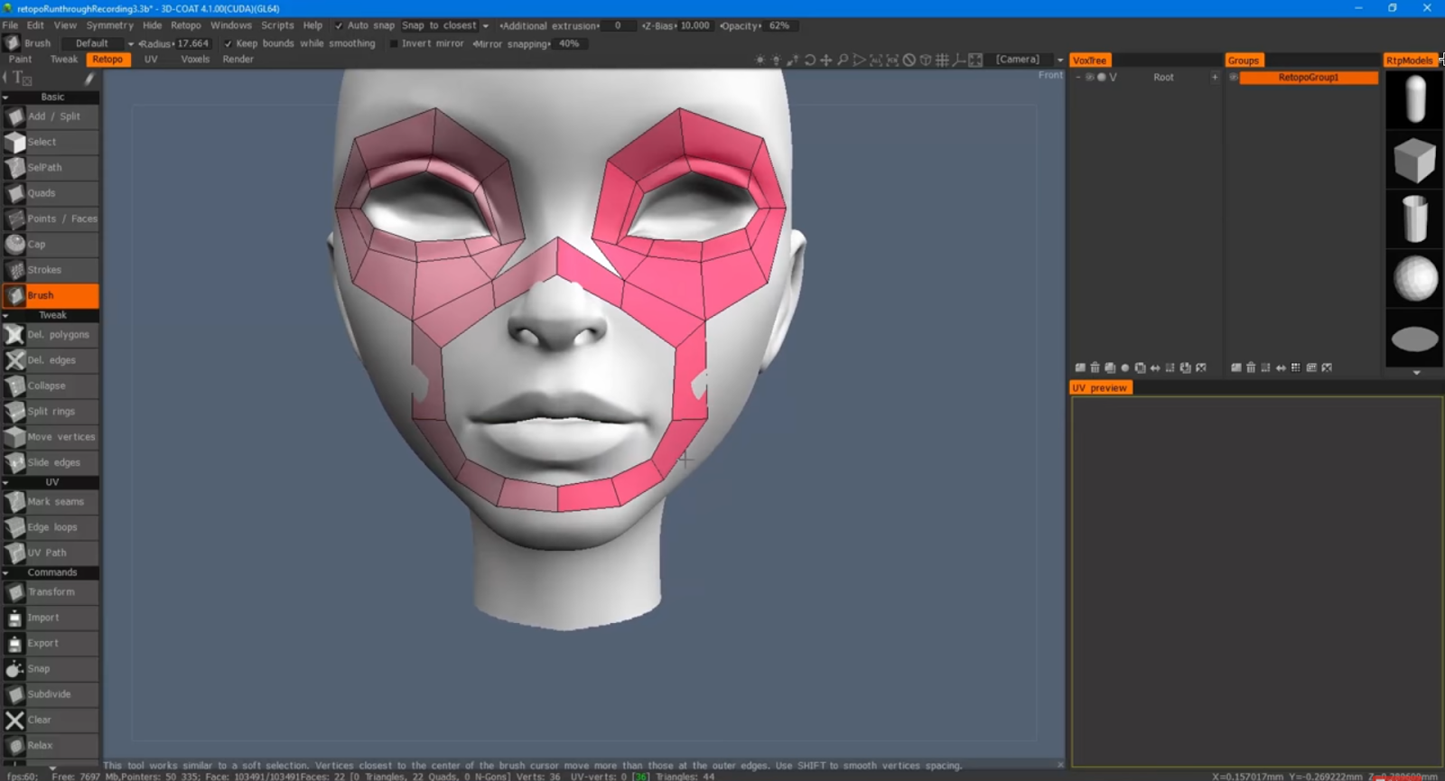 how to retopologies in zbrush