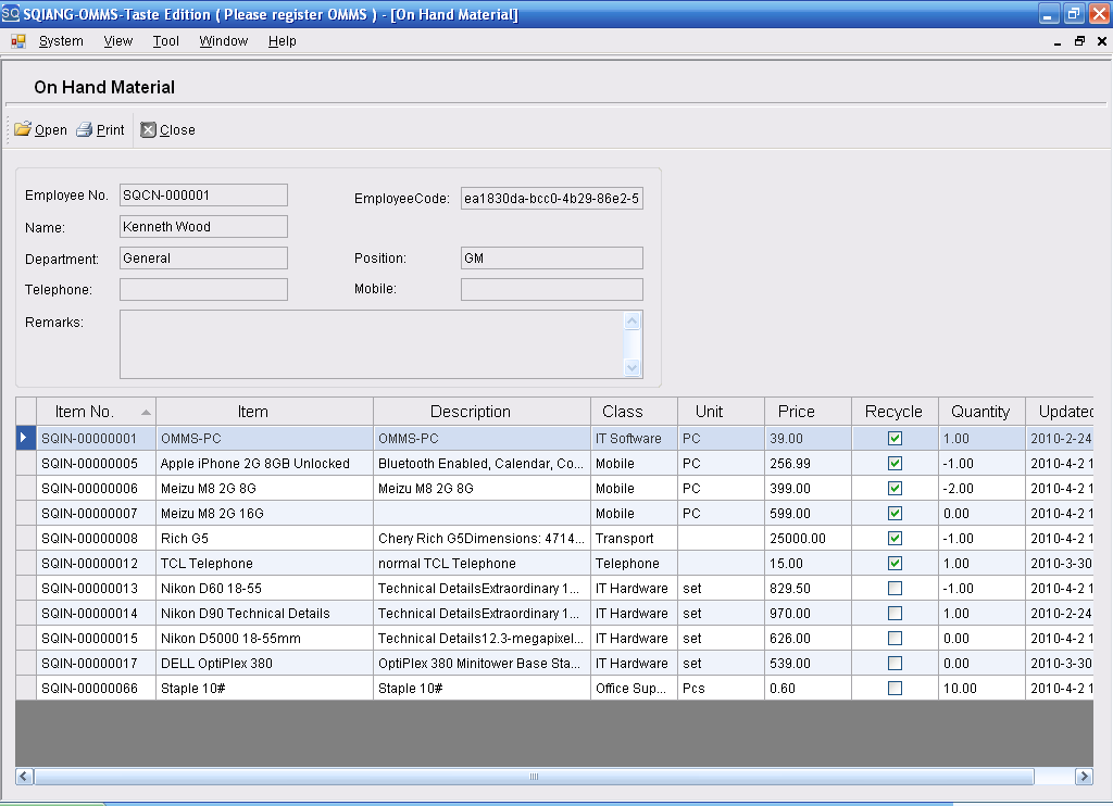 Office Management Office Management System Office Information Center