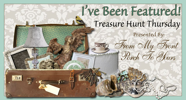 Weekly blog link up party Treasure Hunt Thursday at From My Front Porch To Yours