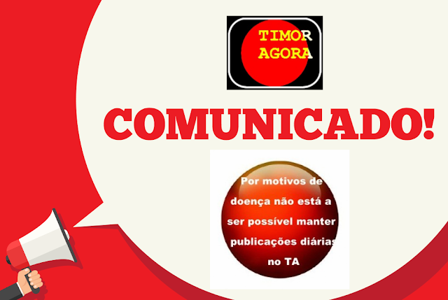 COMUNICADO TIMOR AGORA