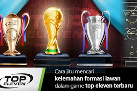 Cara jitu mencari kelemahan formasi lawan dalam game top eleven terbaru