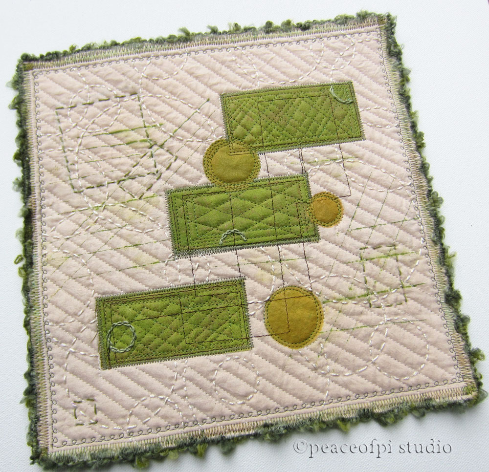 peaceofpi studio Olive Art Quilt
