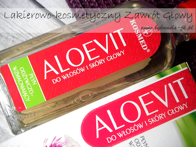 Kosmed Aloevit płyn odżywczo-wzmacniający do włosów i skóry głowy wcierka