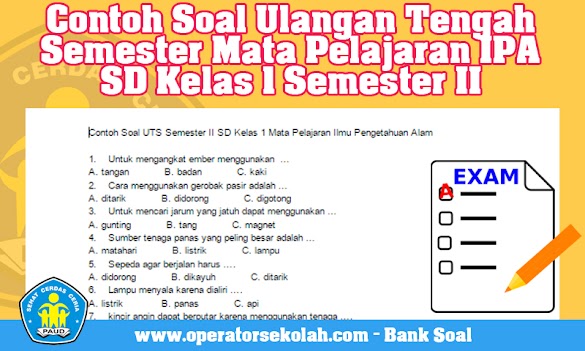 Contoh Soal Kurs Tengah