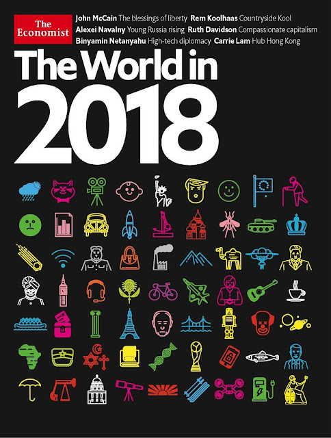 Major events in 2018 are embedded in the Economist magazine cover 2018%2BEconomist%2BCover
