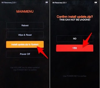 recovery mode update cara update miui via recovery mode