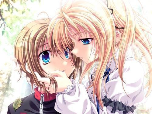 juliayunwonder: cute anime couples kiss