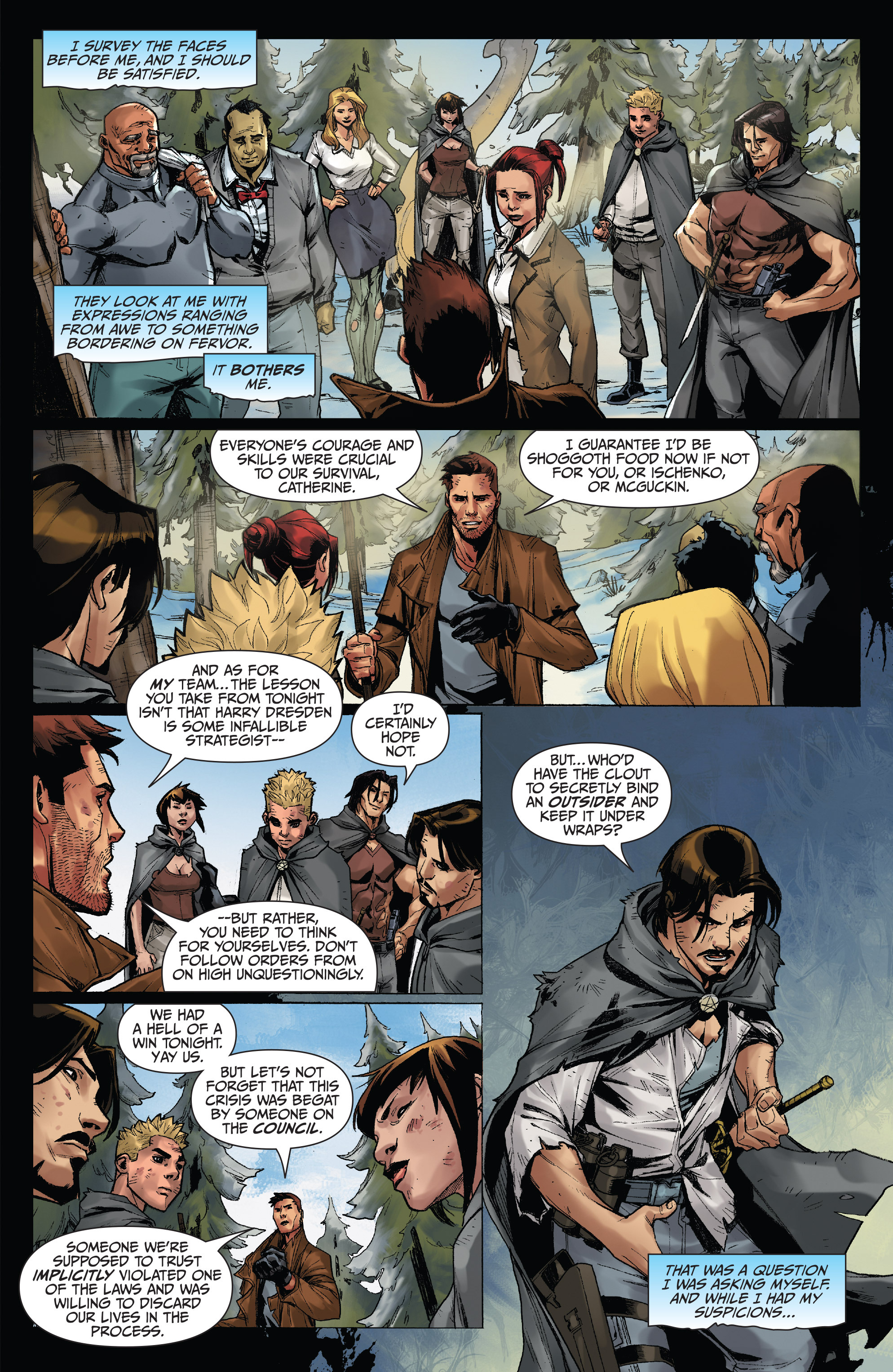 Read online Jim Butcher's The Dresden Files: War Cry comic -  Issue #5 - 31