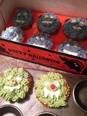 Monster cupcakes