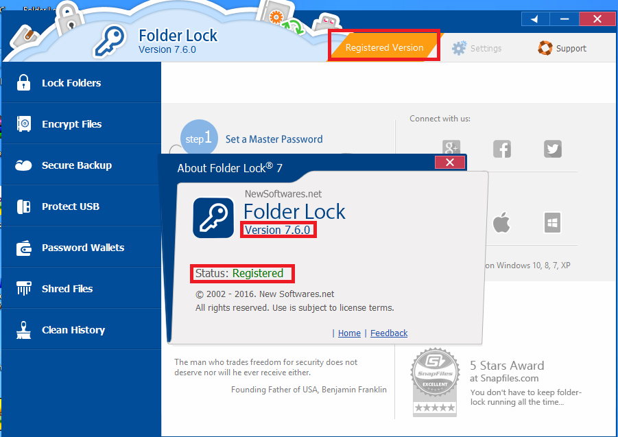 Folder lock 7.6 0 serial key generator