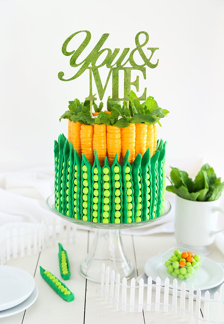 Peas and Carrots Cake Sprinkle Bakes