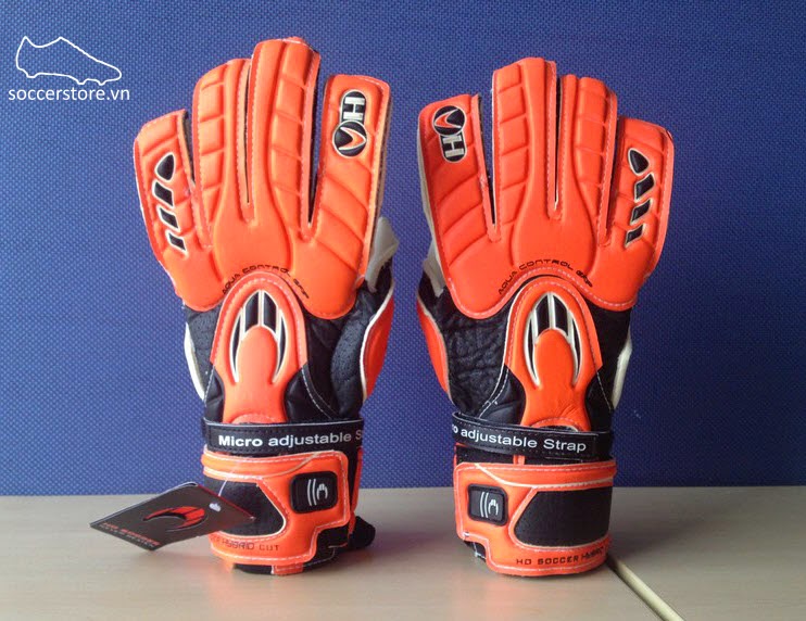 HO Ghotta Hybrid Orange- Black roll flat GK Gloves