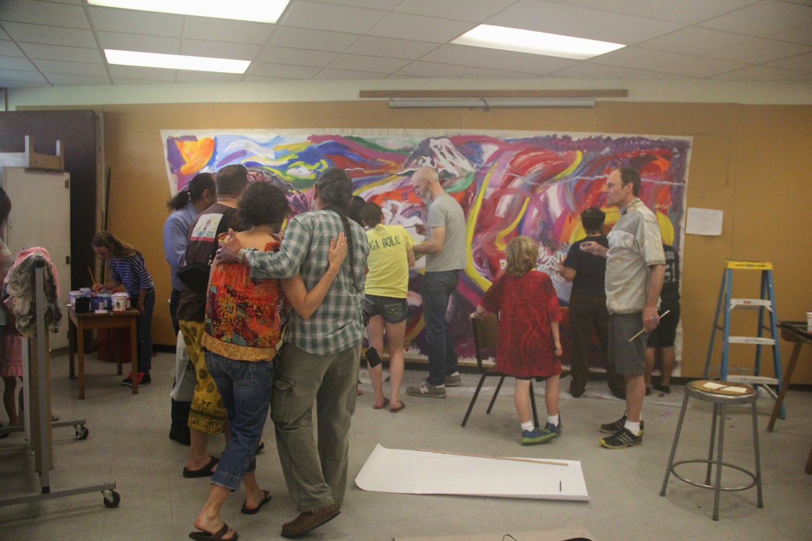 Rachel Dorn Ceramic Sculpture Mural Project, Yakima/Morelia Sister