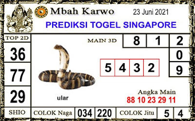 PREDIKSI singapura