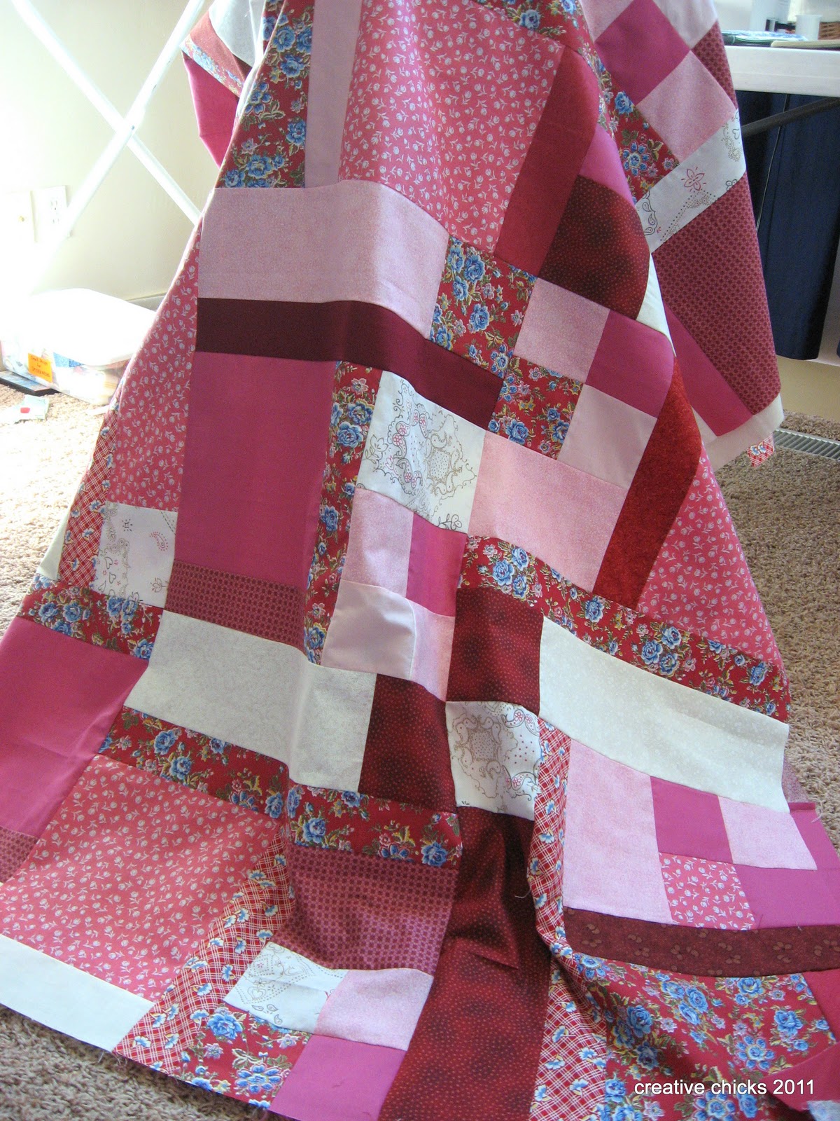 Creative Chicks Quilt Club Challenge Quilt 1