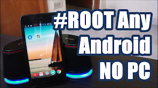 The easiest way to Root Android devices without the need for a computer.