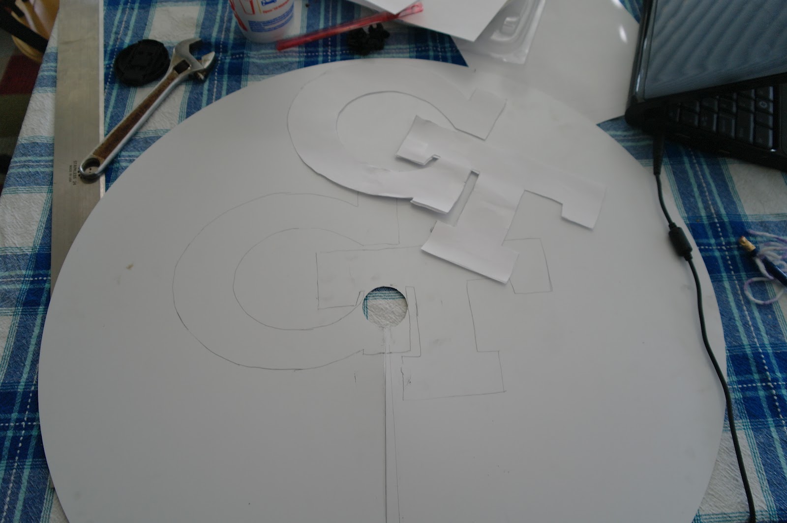 Apparently I have a blog now DIY disc wheel cover