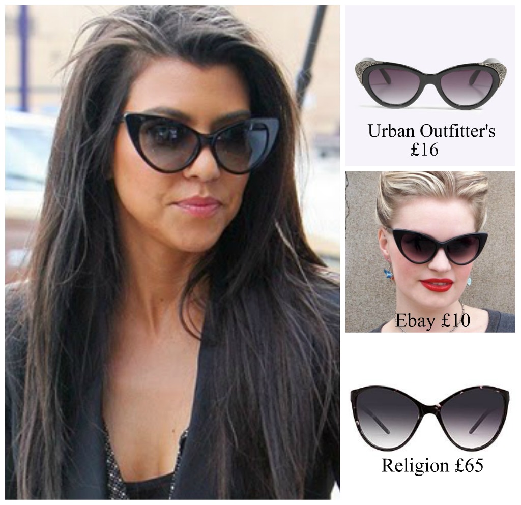 Kourtney Kardashian cat eye glasses for less | S J M W E L L - Fashion ...