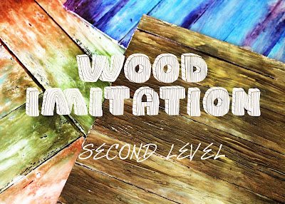 Wood imitation