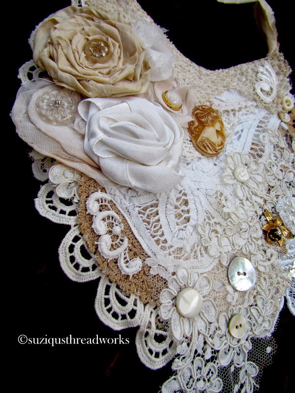 Suziqu's Threadworks: A Vintage Lace Necklace