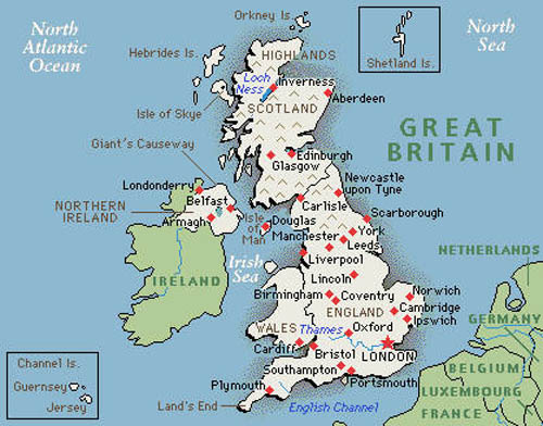 Enroque de ciencia: ¿Es lo mismo Inglaterra, Gran Bretaña, Reino Unido