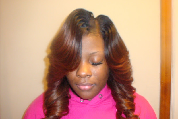teenage sew in hairstyles fade