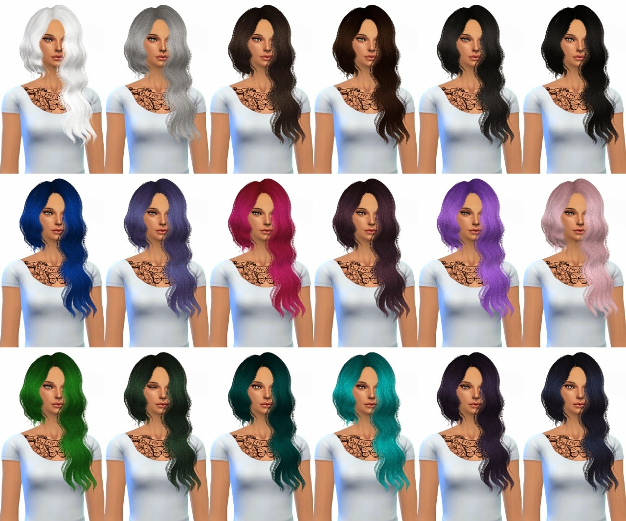 My Sims 4 Blog Hair Retextures By Missparaply