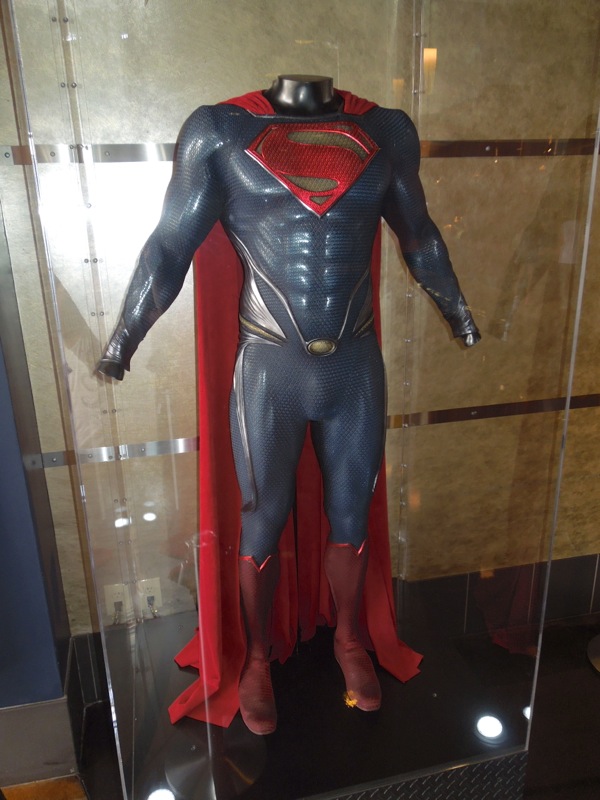 Man of Steel Superman suit on display - domesticjenni