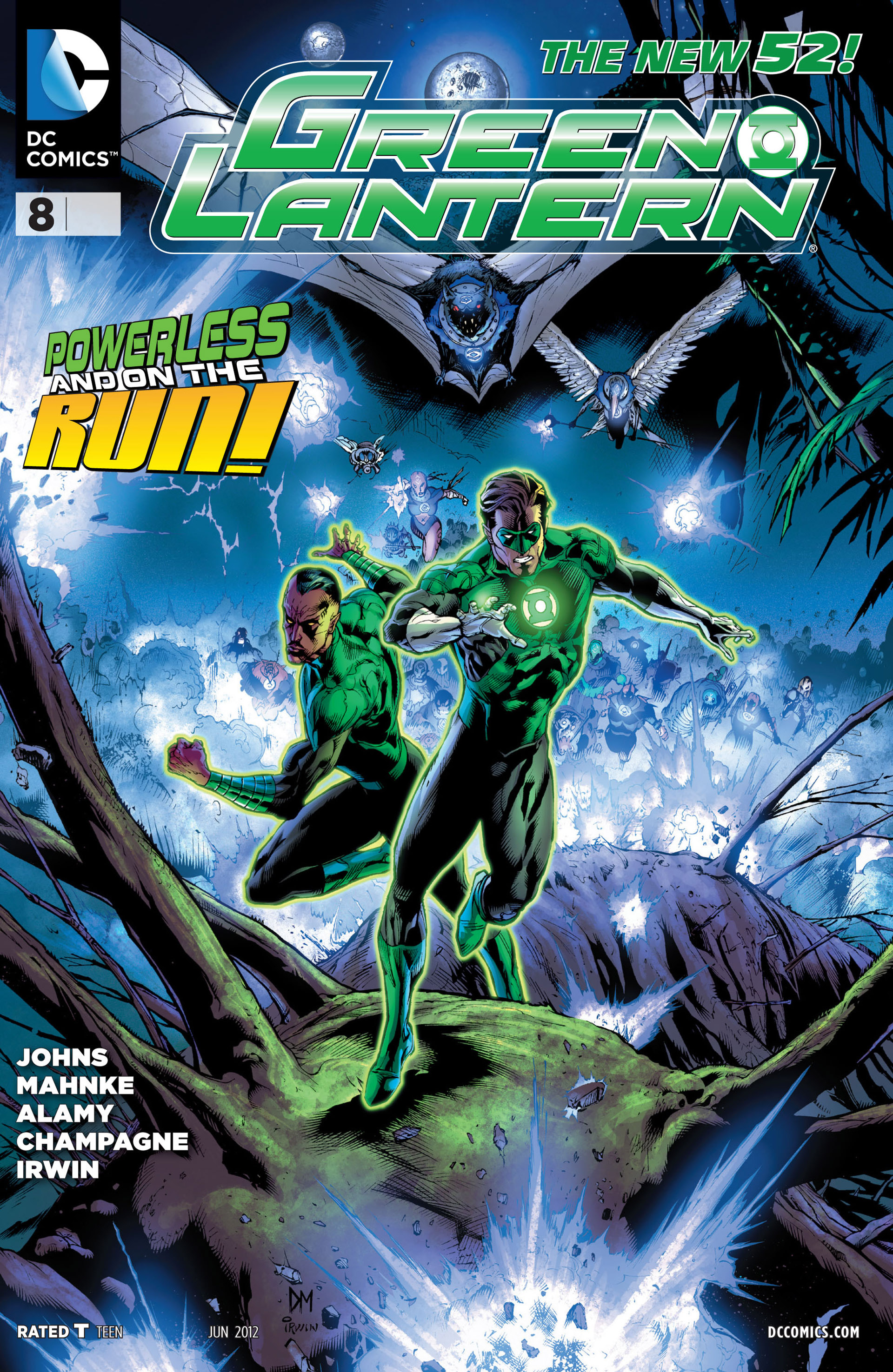 Read online Green Lantern (2011) comic -  Issue #8 - 1