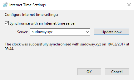 Pengujian NTP Server di Windows Menggunakan Domain Pengujian NTP Server di Windows Menggunakan Domain
